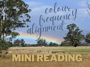 Colour Frequency Alignment 'Mini Reading' (Wisdom from YOUR own Energetic Field) - Emailed brief written description of the current colour/s asking to be amplified in your energy field