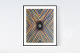 PRINTABLE Art "Black Hole Multiplier" DIGITAL DOWNLOAD 'Intuitive Energetic Timestamp Portrait' - Watercolour Painting Digital Print Files in: A5, A6, 8x10", 6x8", 5x7", 4x6", 8x8", 6x6", 5x5" (Download INSTANTLY)