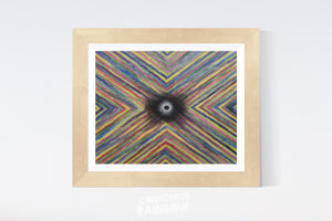 PRINTABLE Art "Black Hole Multiplier" DIGITAL DOWNLOAD 'Intuitive Energetic Timestamp Portrait' - Watercolour Painting Digital Print Files in: A5, A6, 8x10", 6x8", 5x7", 4x6", 8x8", 6x6", 5x5" (Download INSTANTLY)